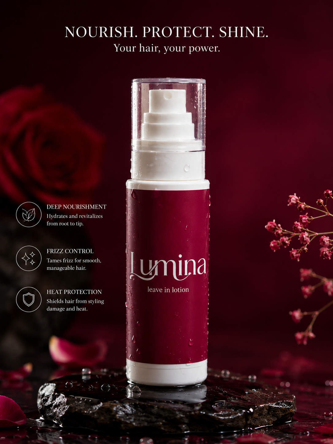 Leave-in hair lotion