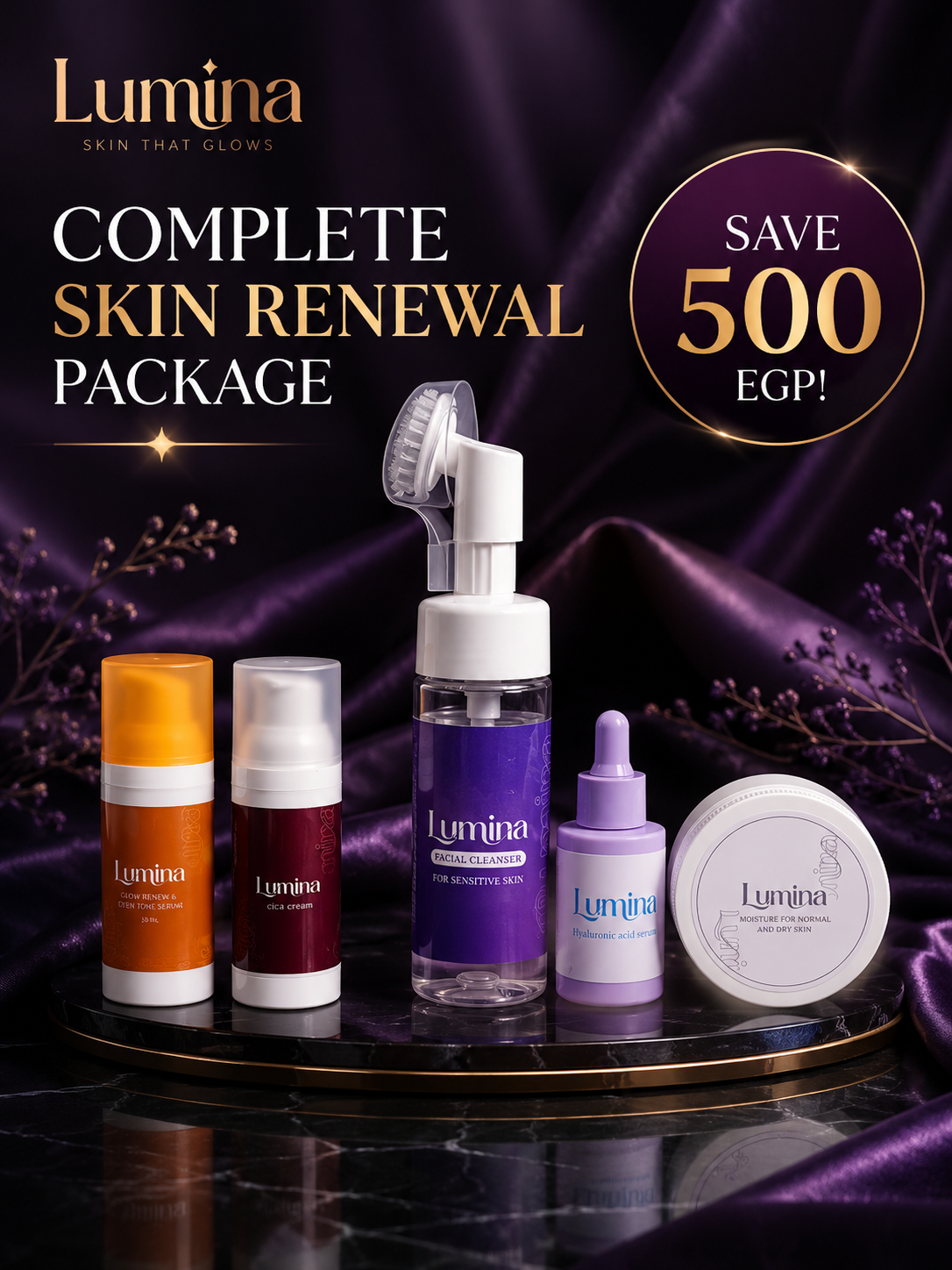 Diamond sensitive skin care kit